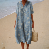 Robe de Verão Impressa Lisonjeira