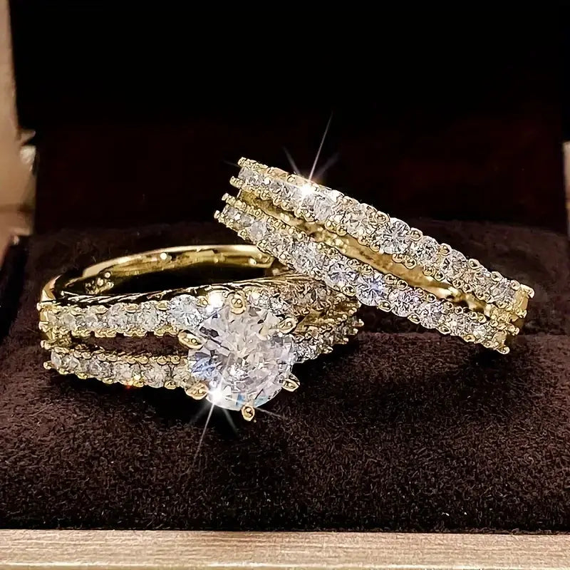 Conjunto Anéis “Radianza Eterna”