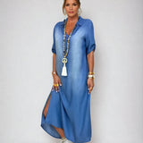 Ibiza - Vestido Maxi De Ganga