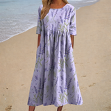 Robe longa fluida, chique e confortável
