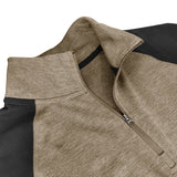 Camisa de algodão com gola subida