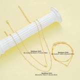 Conjunto de Colar e Pulseira Minimalista Elegante
