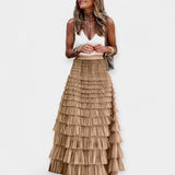 Saia Boho com Acabamento de Cetim