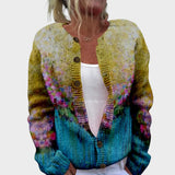 Leonor - Cardigan Floral de Outono