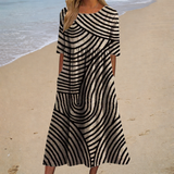 Robe longa fluida, chique e confortável