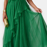 Leonor | Vestido Assimétrico com Volantes