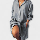 Clara - Blusa casual de linho