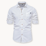 Blusa - Mistura Respirável Fecho Frontal
