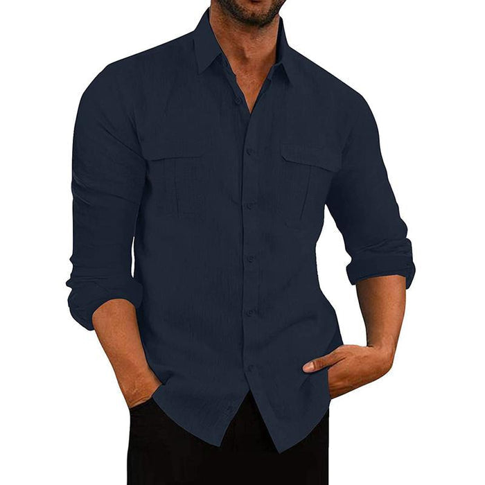 Camisa de Botão - Tecido Respirável