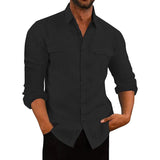 Camisa de Botão - Tecido Respirável