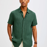 Camisa de Botão - Colarinho Aberto