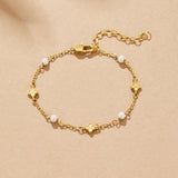 Pulseira Camila com pétalas