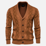 Francisco - Cardigan Argyle Mistura Suave