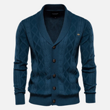 Francisco - Cardigan Argyle Mistura Suave