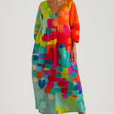 Ana - Vestido Fluido com Estampa