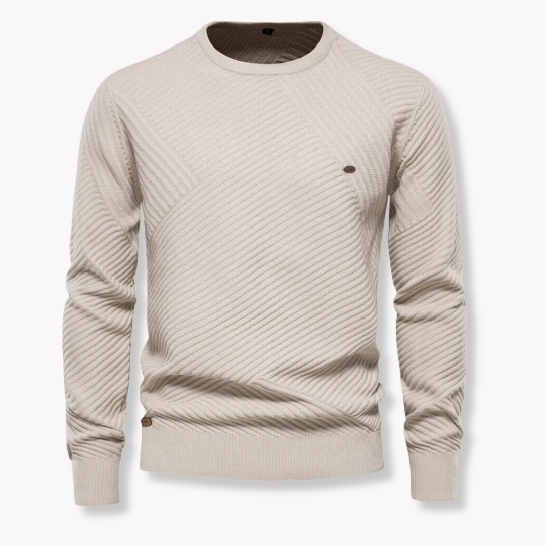 Miguel - Pullover Gola Redonda Canelado