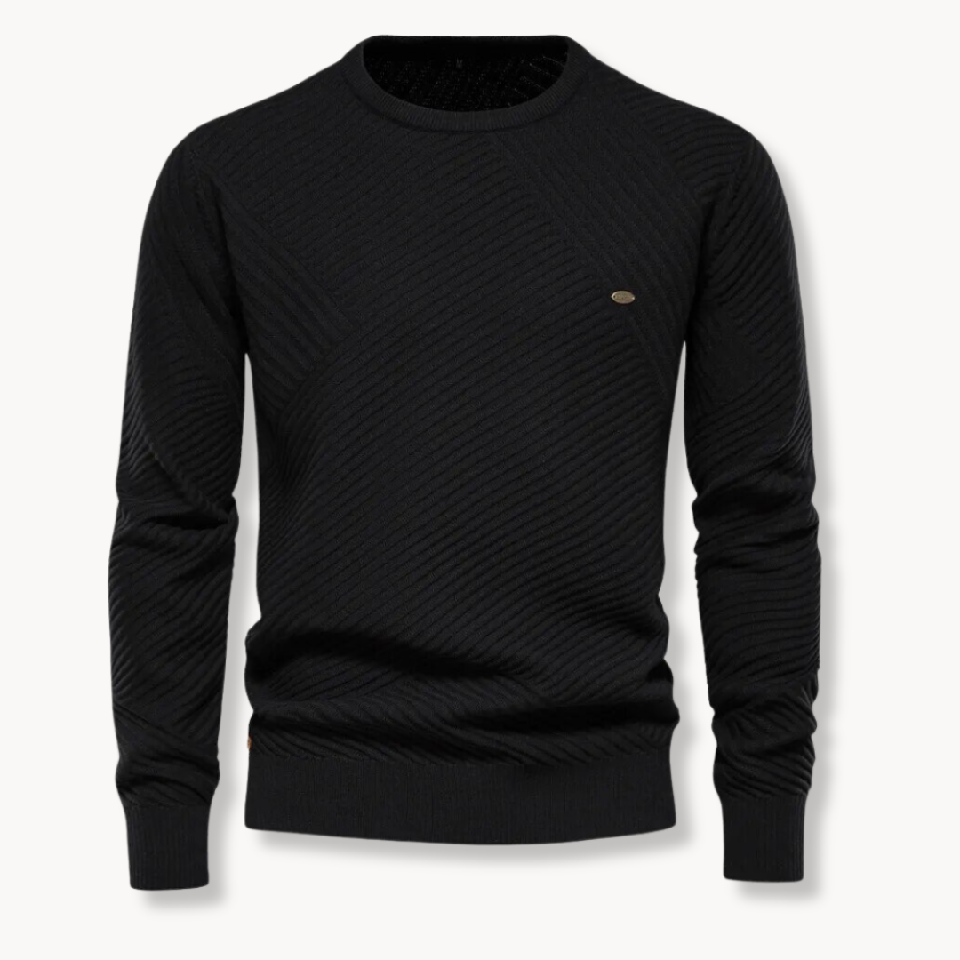 Miguel - Pullover Gola Redonda Canelado