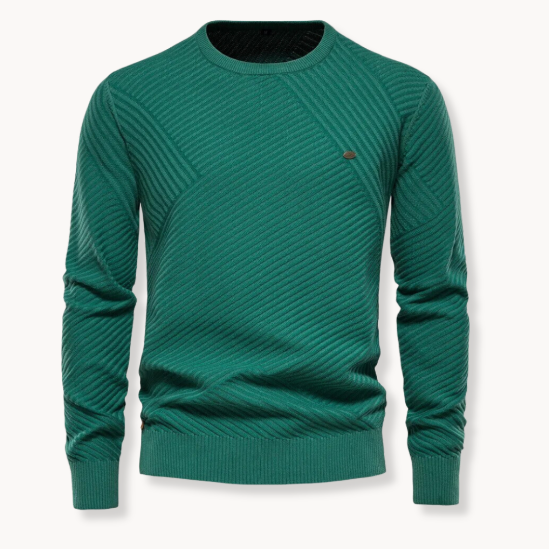 Miguel - Pullover Gola Redonda Canelado