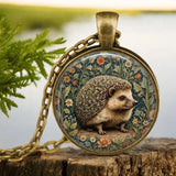 Colar de Pingente de Vidro do Espírito Animal da Floresta
