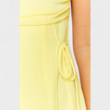 Flóssi - Vestido maxi amarelo