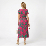 Inês - Vestido Longo com Folhos Fluídos