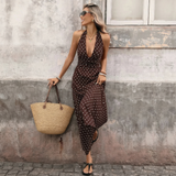 Sofia | Vestido Maxi às Bolinhas