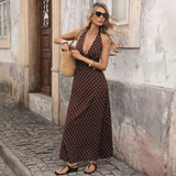 Sofia | Vestido Maxi às Bolinhas