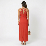Valentina | Vestido Midi com Decote Transpassado