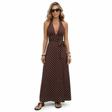 Sofia | Vestido Maxi às Bolinhas