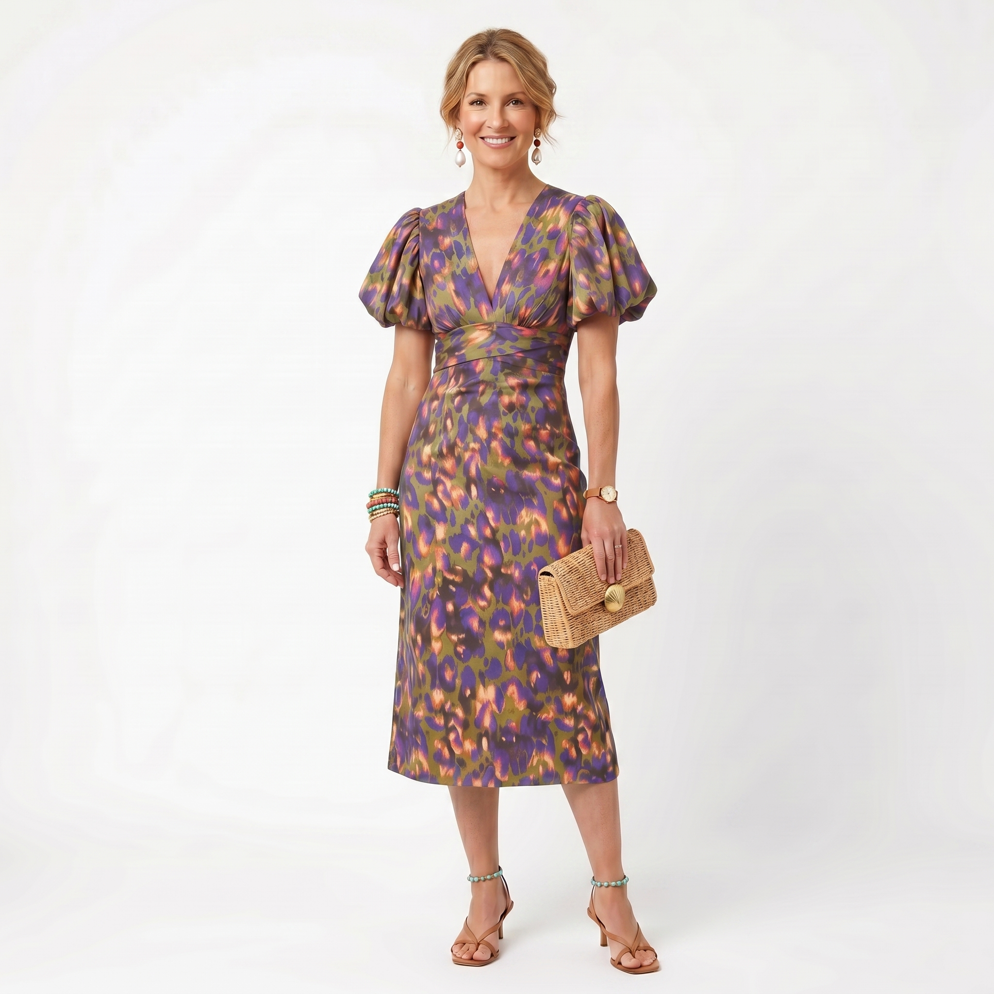 Vanessa - Vestido elegante com decote em V