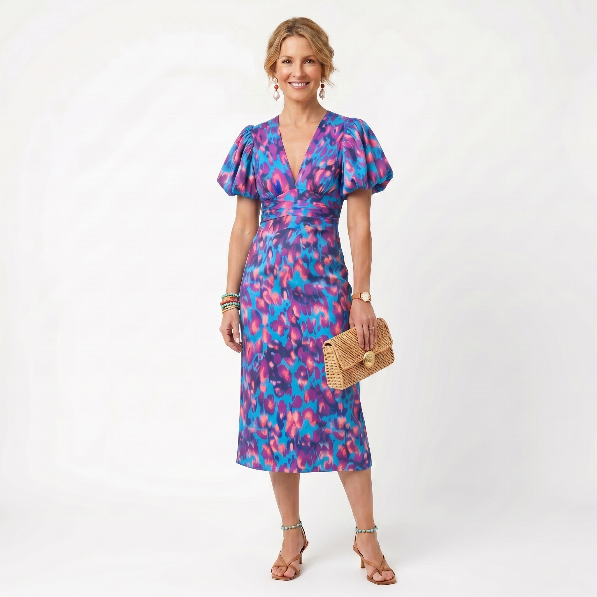 Vanessa - Vestido elegante com decote em V