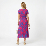 Inês - Vestido Longo com Folhos Fluídos