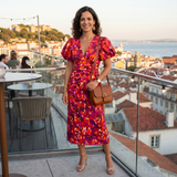 Vanessa - Vestido elegante com decote em V