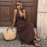 Sofia | Vestido Maxi às Bolinhas