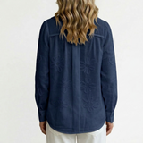 Alice | Blusa Romântica com Bordados de Margaridas