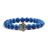 Pulseira de Pata com Contas – Design em Pedra Natural