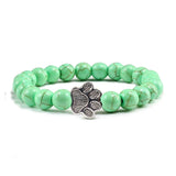 Pulseira de Pata com Contas – Design em Pedra Natural