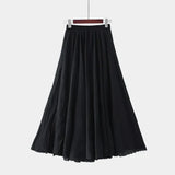 Saia Elegante de Cintura Alta