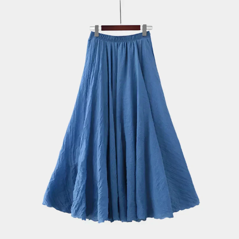 Saia Elegante de Cintura Alta
