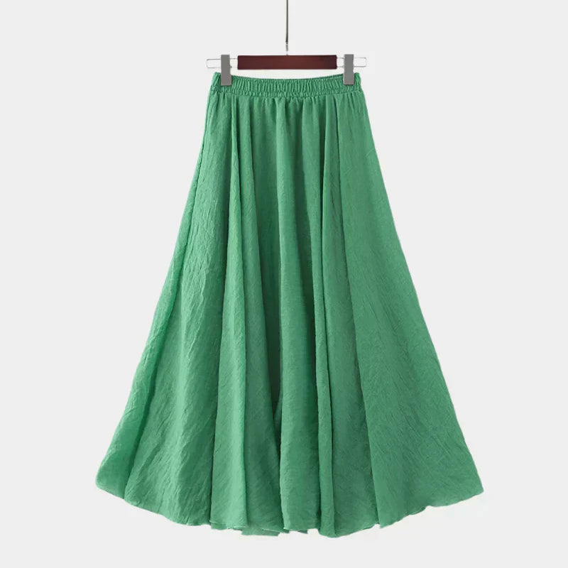 Saia Elegante de Cintura Alta