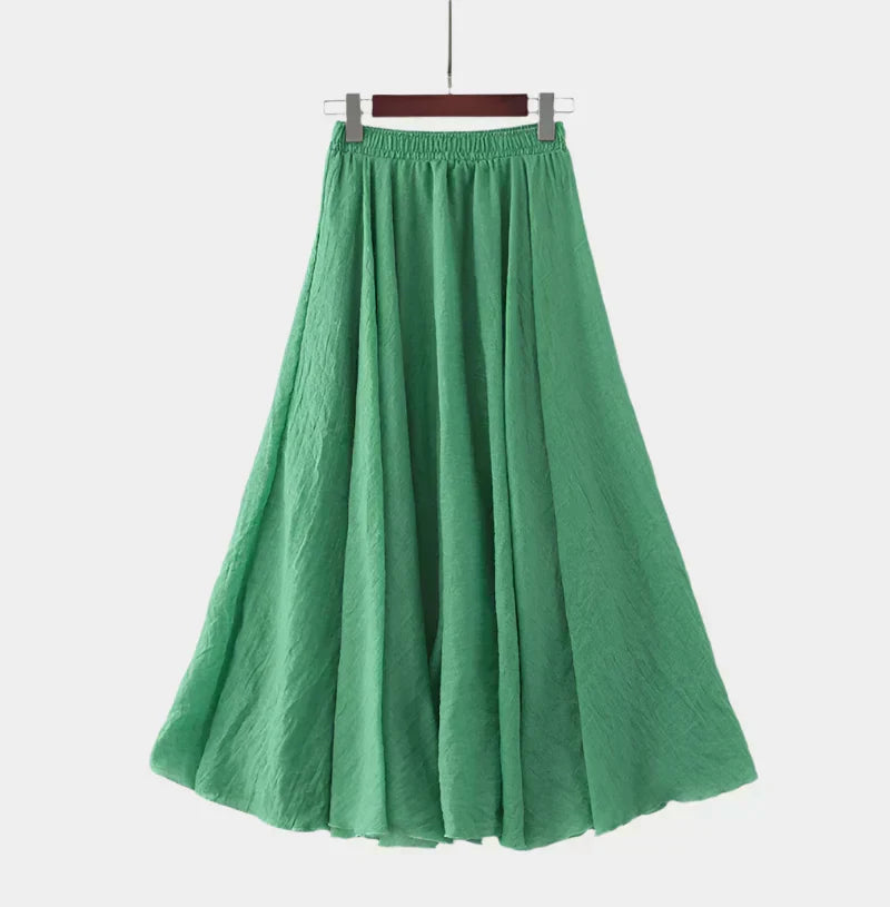 Saia Elegante de Cintura Alta