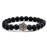 Pulseira de Pata com Contas – Design em Pedra Natural
