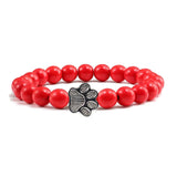 Pulseira de Pata com Contas – Design em Pedra Natural