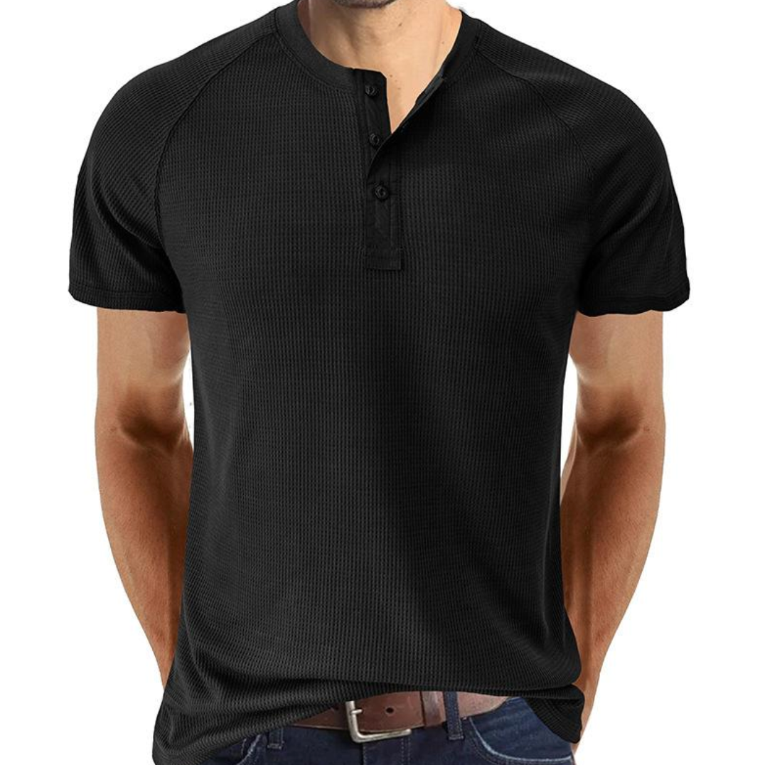 Camisa Henley - Abertura de Botões