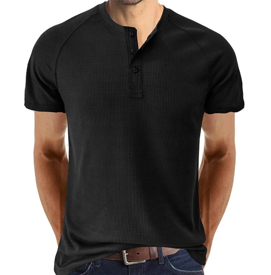 Camisa Henley - Abertura de Botões