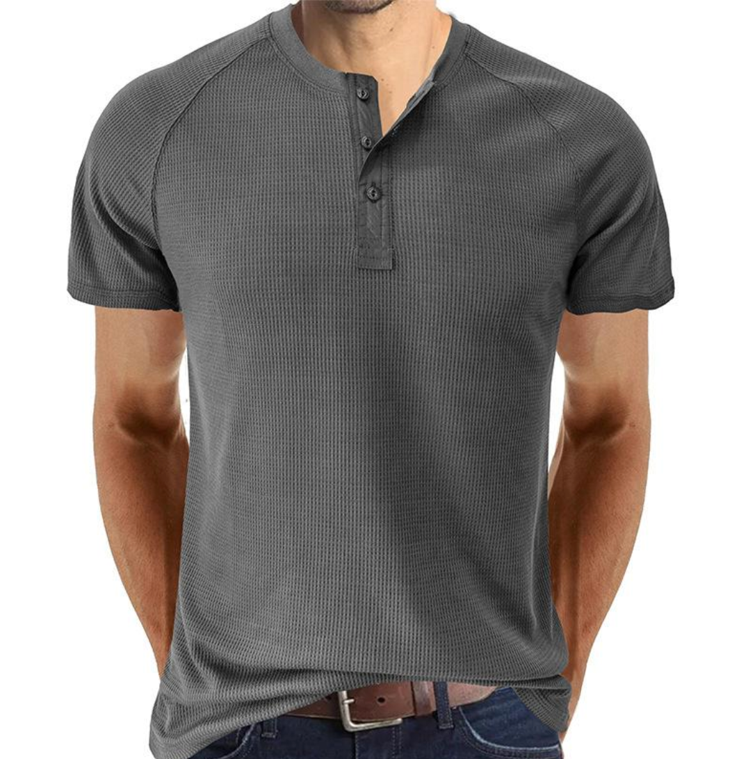 Camisa Henley - Abertura de Botões