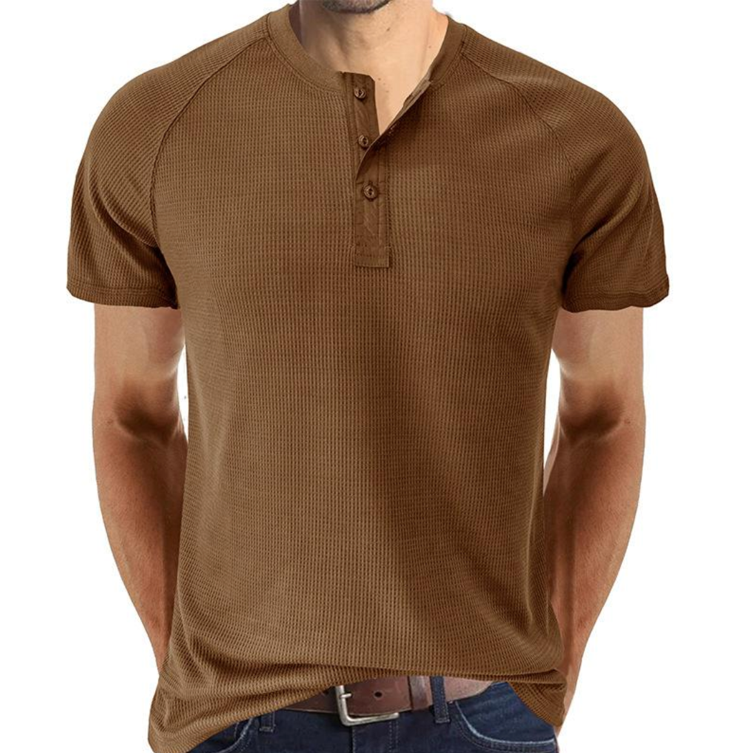 Camisa Henley - Abertura de Botões