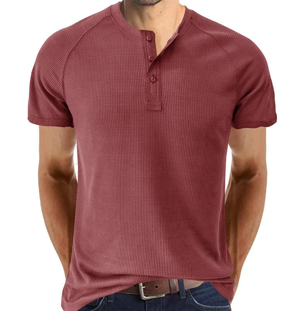 Camisa Henley - Abertura de Botões