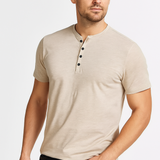 Camisa Henley - Gola com Botões