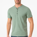 Camisa Henley - Gola com Botões
